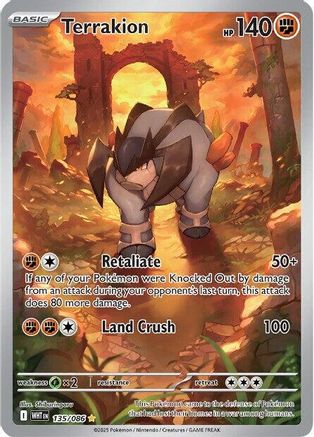 Terrakion (WHT-135) (Holofoil)