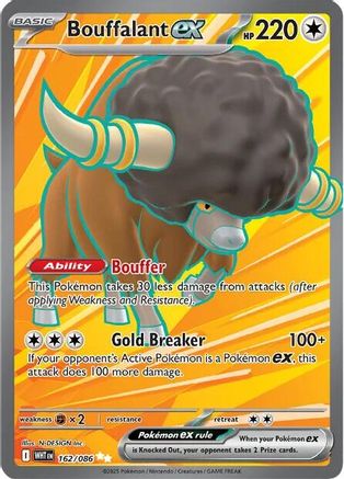 Bouffalant ex (WHT-162) (Holofoil)