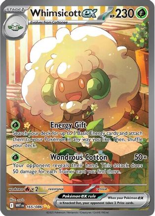 Whimsicott ex (WHT-165) (Holofoil)
