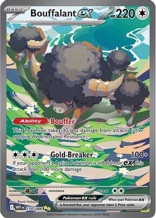 Bouffalant ex (WHT-170) (Holofoil)