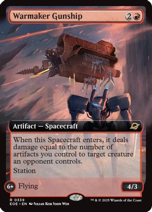Warmaker Gunship (Extended Art) (EOE-339) (Foil)