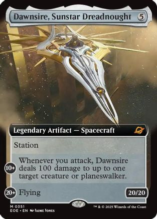 Dawnsire, Sunstar Dreadnought (Extended Art) (EOE-351)