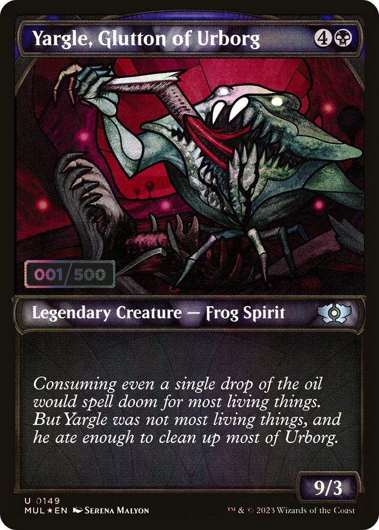 Yargle, Glutton of Urborg (MUL-149Z) (Showcase) (Foil) (Serialized)