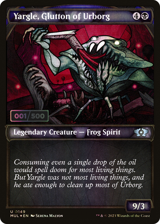 Yargle, Glutton of Urborg (MUL-149Z) (Showcase) (Foil) (Serialized)