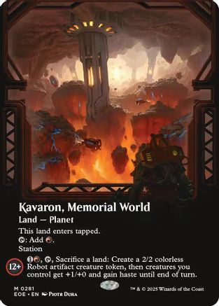 Kavaron, Memorial World (Borderless) (EOE-281) (Foil)