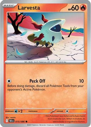 Larvesta (BLK-015) (Reverse Holofoil)