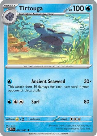 Tirtouga (BLK-022) (Reverse Holofoil)