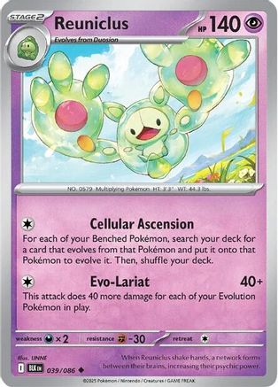 Reuniclus (BLK-039) (Reverse Holofoil)