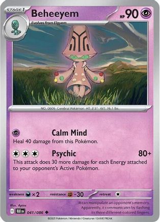 Beheeyem (BLK-041) (Reverse Holofoil)