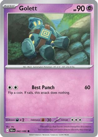 Golett (BLK-042) (Reverse Holofoil)