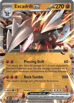 Excadrill ex (BLK-046) (Holofoil)