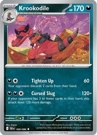 Krookodile (BLK-059) (Reverse Holofoil)