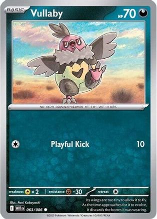 Vullaby (WHT-063) (Reverse Holofoil)