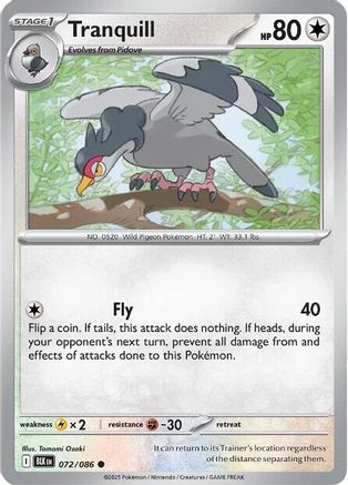 Tranquill (BLK-072) (Reverse Holofoil)