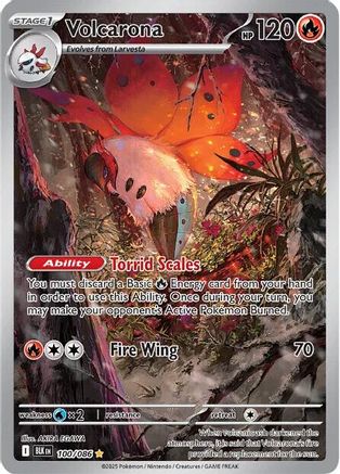 Volcarona (BLK-100) (Holofoil)