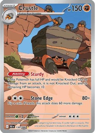 Crustle (BLK-130) (Holofoil)