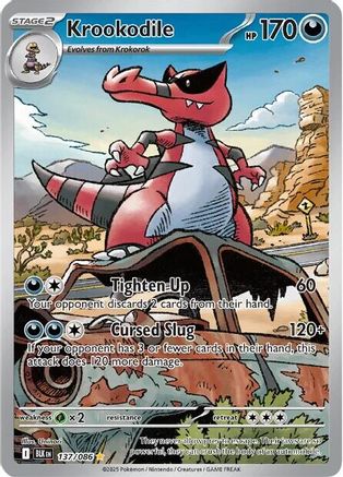 Krookodile (BLK-137) (Holofoil)