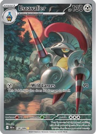 Escavalier (BLK-138) (Holofoil)