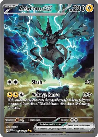 Zekrom ex (BLK-166) (Holofoil)