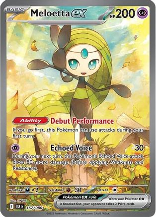 Meloetta ex (BLK-167) (Holofoil)