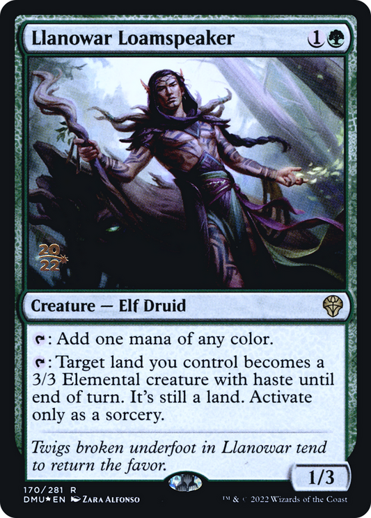 Llanowar Loamspeaker (PRE-170S) (Foil)