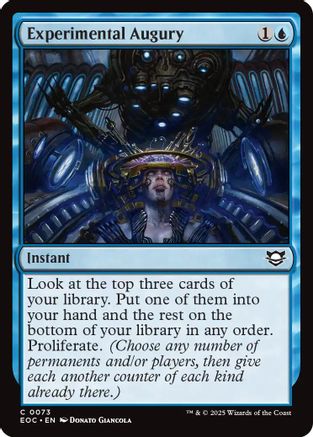Experimental Augury (EOC-073)