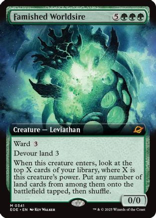 Famished Worldsire (Extended Art) (EOE-341)