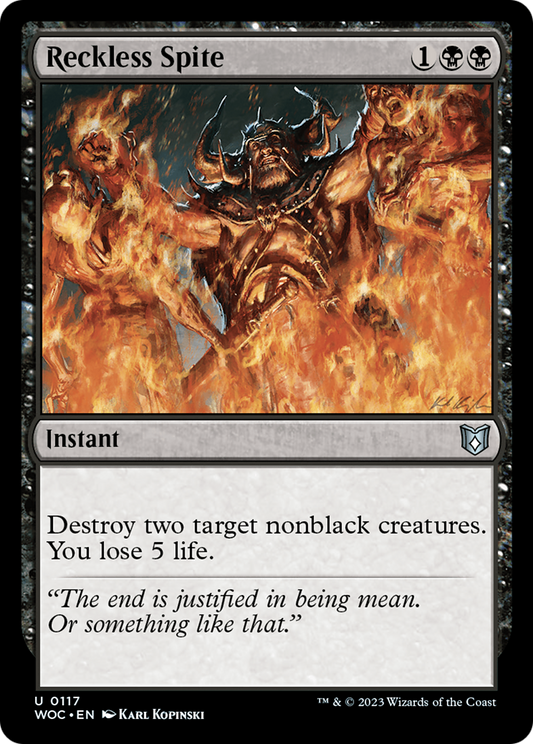 Reckless Spite (WOC-117)