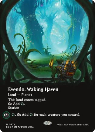 Evendo, Waking Haven (Borderless) (Galaxy Foil) (EOE-374)