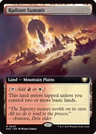 Radiant Summit (Extended Art) (EOC-043)