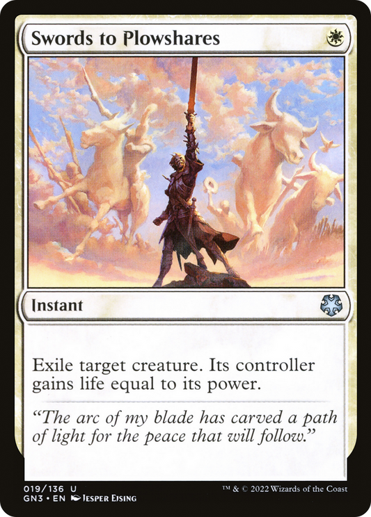 Swords to Plowshares (GN3-019)