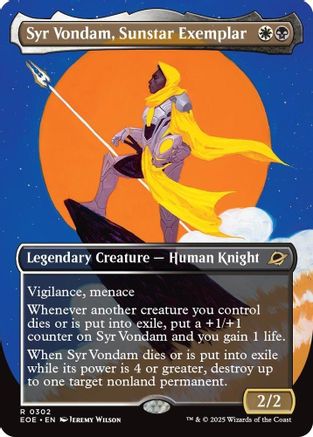Syr Vondam, Sunstar Exemplar (Borderless) (EOE-302)