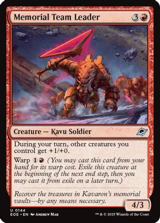Memorial Team Leader (EOE-144) (Foil)
