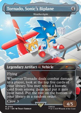 Tornado, Sonic's Biplane - Weatherlight (SLD-2100)