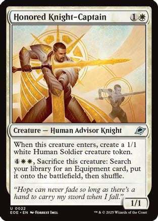 Honored Knight-Captain (EOE-022) (Foil)