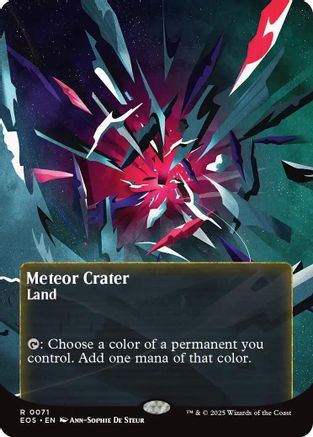 Meteor Crater (0071) (Borderless) (EOS-071) (Foil)