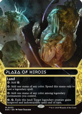 Plaza of Heroes (0033) (Borderless) (EOS-033)