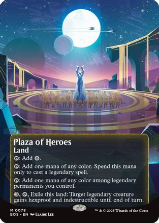 Plaza of Heroes (0078) (Borderless) (EOS-078)