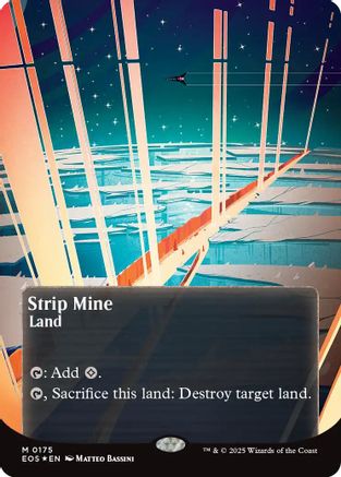 Strip Mine (0175) (Borderless) (Galaxy Foil) (EOS-175)