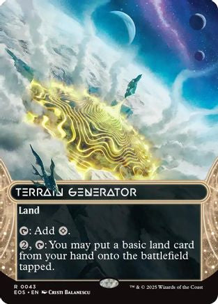 Terrain Generator (0043) (Borderless) (EOS-043) (Foil)