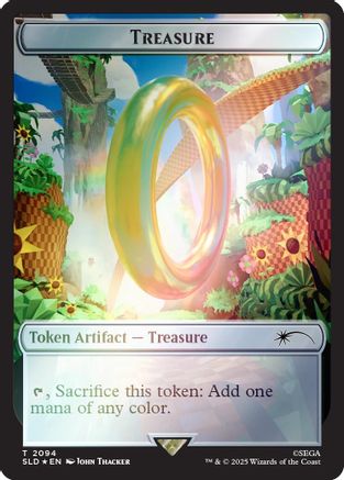 Treasure Token (2094) (Rainbow Foil) (SLD-2094)