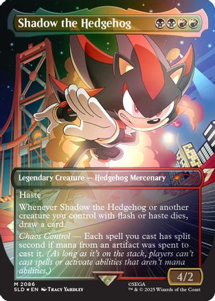 Shadow the Hedgehog (Rainbow Foil) (SLD-2086)