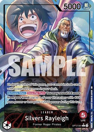 Silvers Rayleigh (Alternate Art) (OP12-001) (Foil)