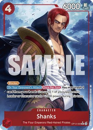 Shanks (008) (Alternate Art) (OP12-008) (Foil)