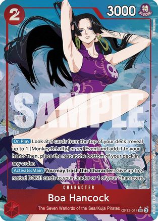 Boa Hancock (Alternate Art) (OP12-014) (Foil)