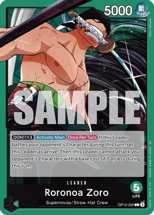 Roronoa Zoro (020) (OP12-020)