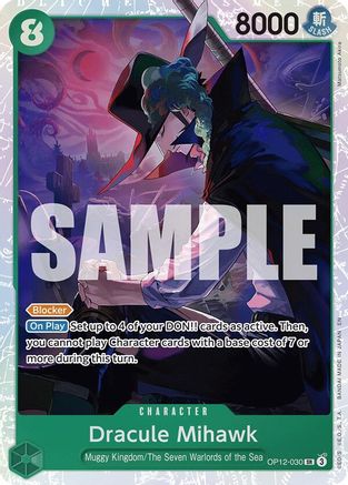 Dracule Mihawk (OP12-030) (Foil)