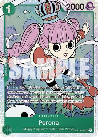 Perona (OP12-034) (Foil)