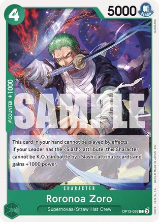 Roronoa Zoro (036) (OP12-036)