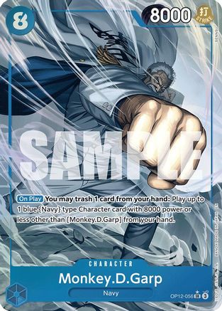Monkey.D.Garp (Alternate Art) (OP12-056) (Foil)